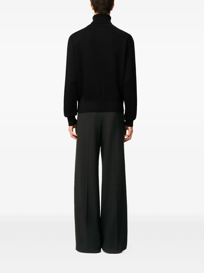 Ami Roll-Neck Merino Wool Sweater