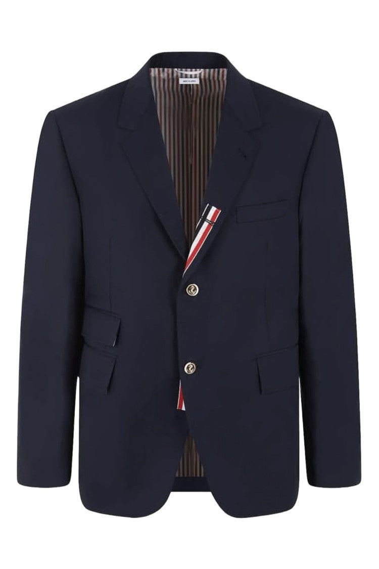 Thom Browne Tailored Single-Breasted Jacket With Gold Buttons