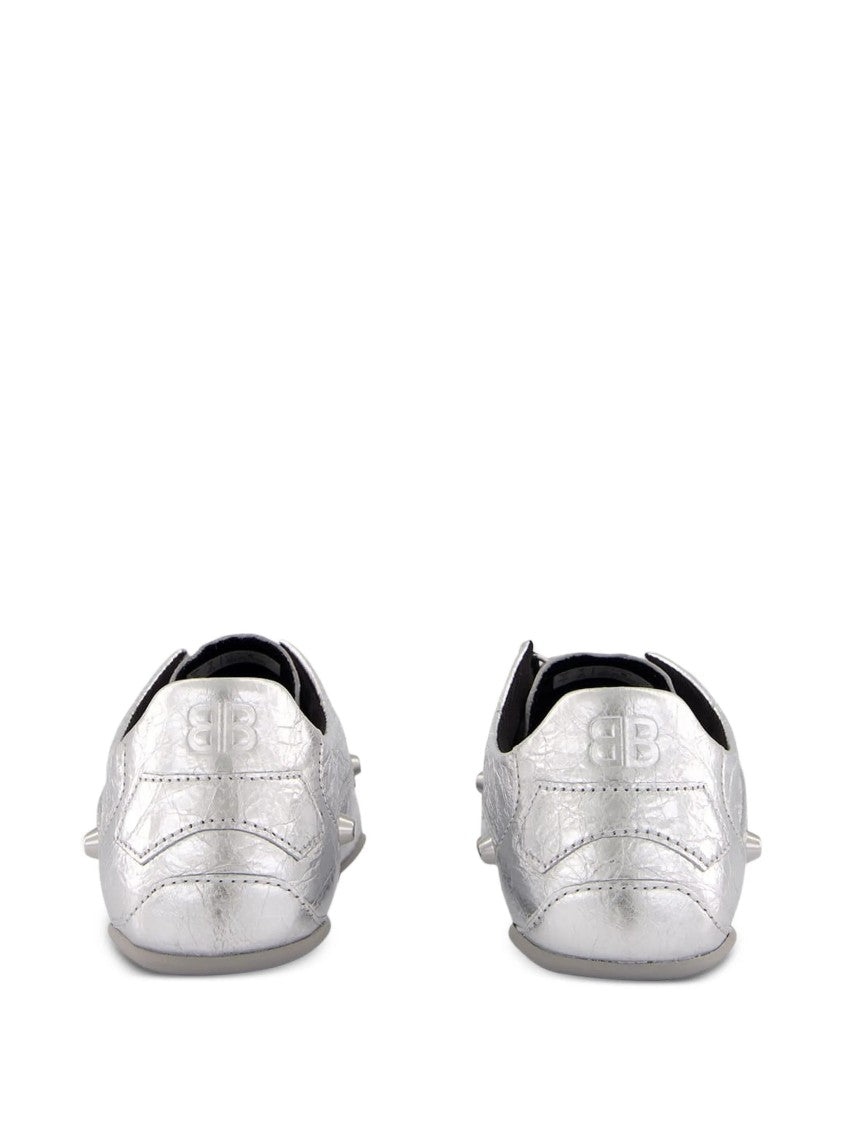 Balenciaga City Silver Metallic Sneakers