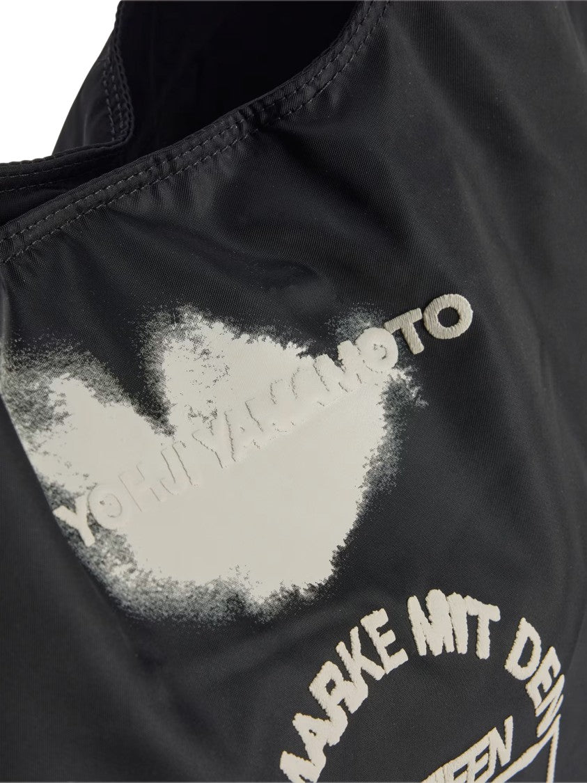 Y-3 Spacious Black Tote Bag