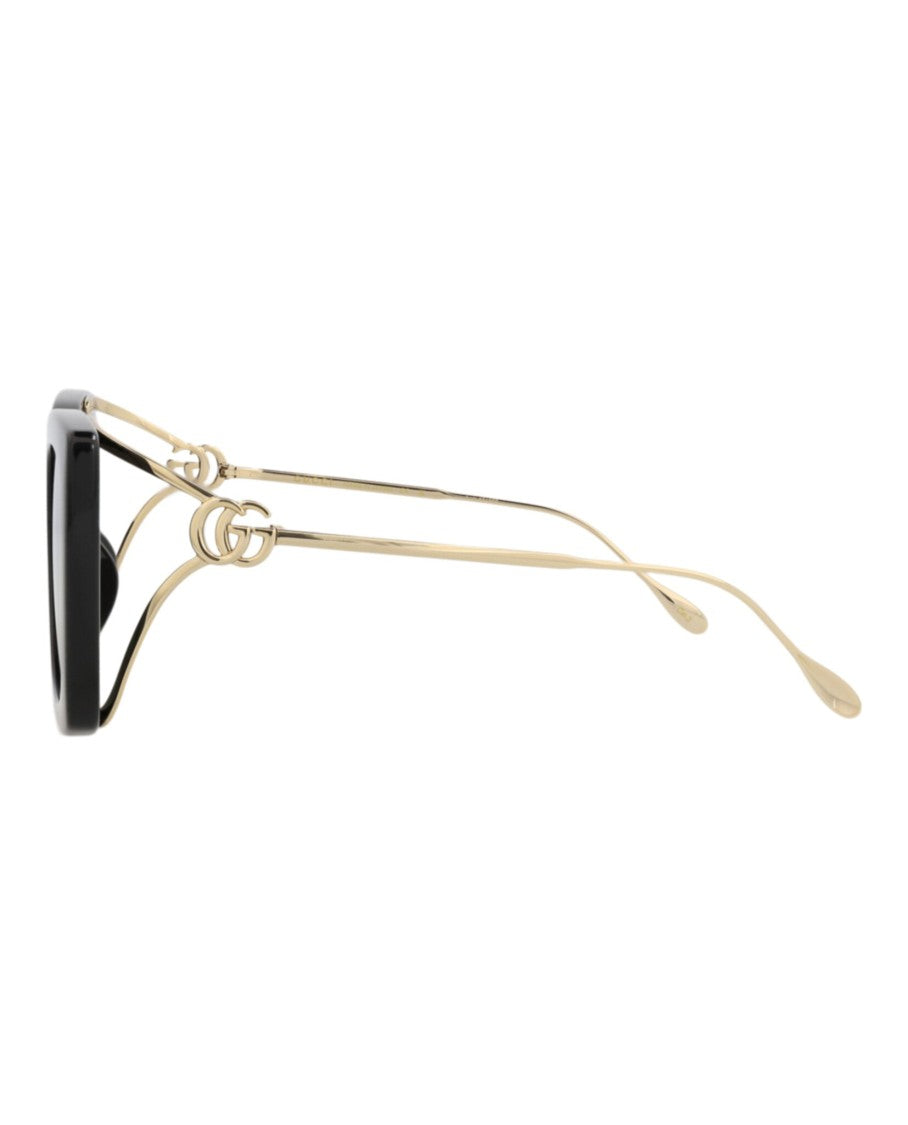 Gucci Square-Frame Injection Sunglasses