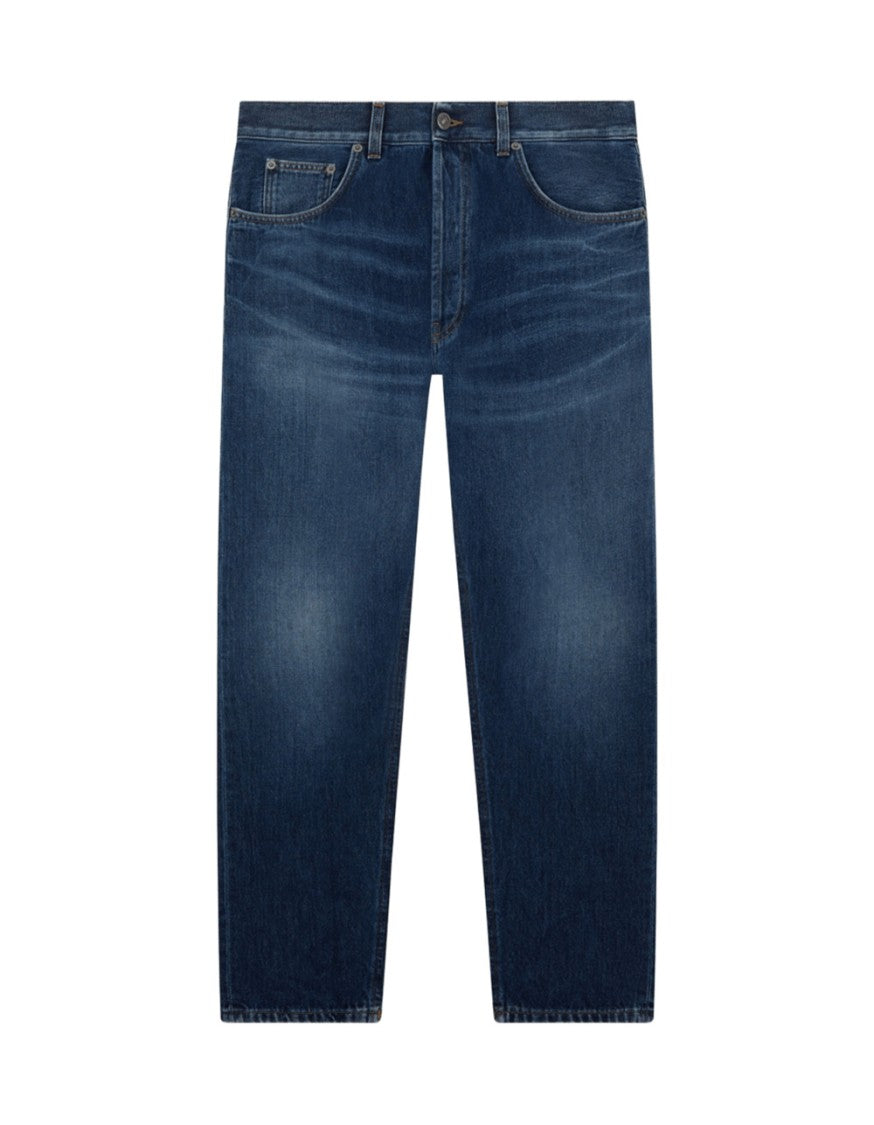 Dondup Carrot Slim Fit Blue Jeans With Five Pockets