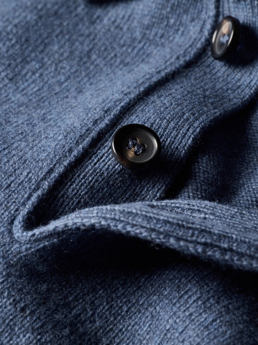 Paul Smith Mid Merino Wool Long-Sleeve Polo Shirt With Classic Collar