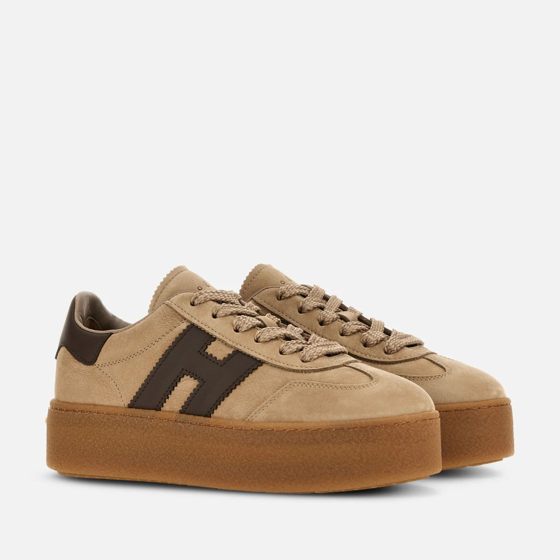 Hogan Elevated-Sole Platform Sneakers