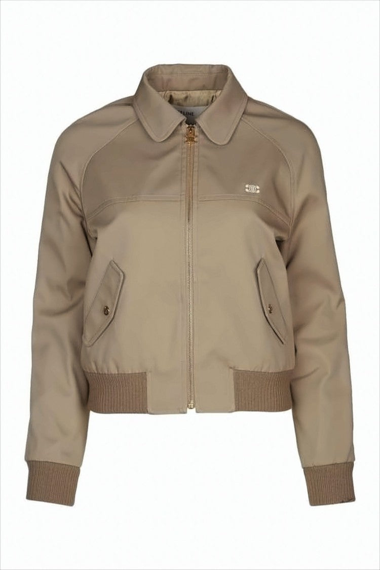 Celine Cropped Zip-Up Front Jacket