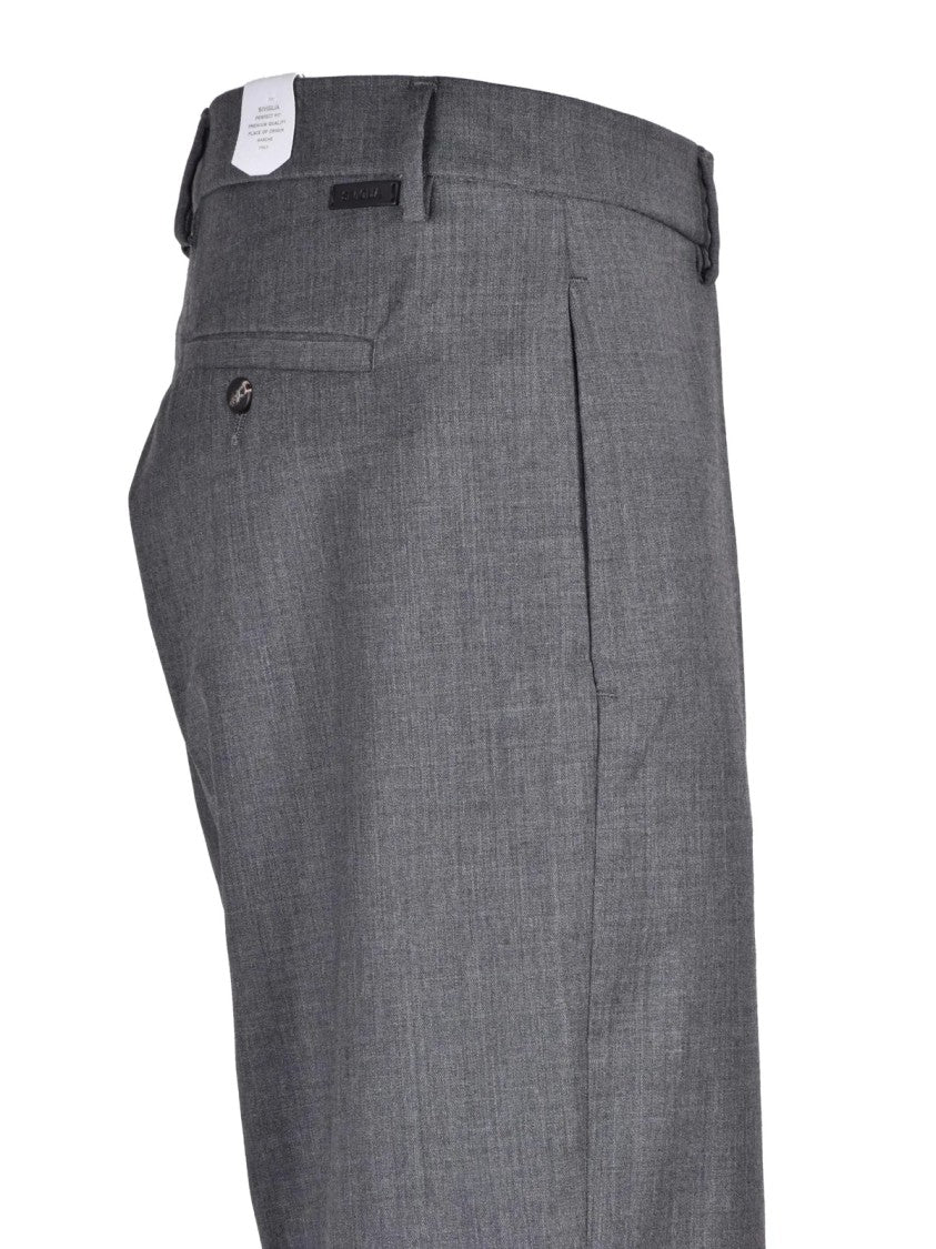 Siviglia Tailored Fit Giotto Trousers With Functional Pockets