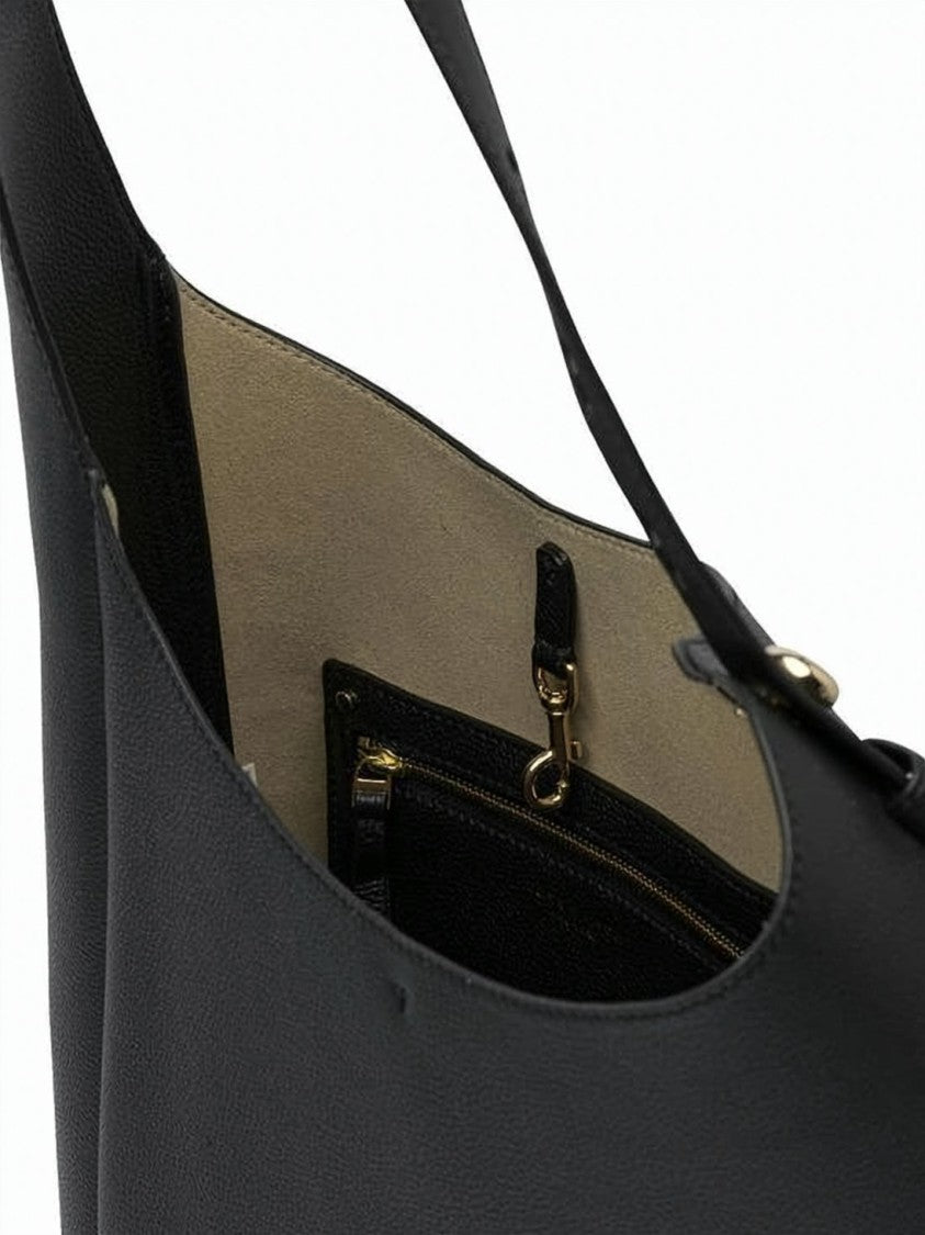 Tory Burch Smooth Leather Hobo Bag