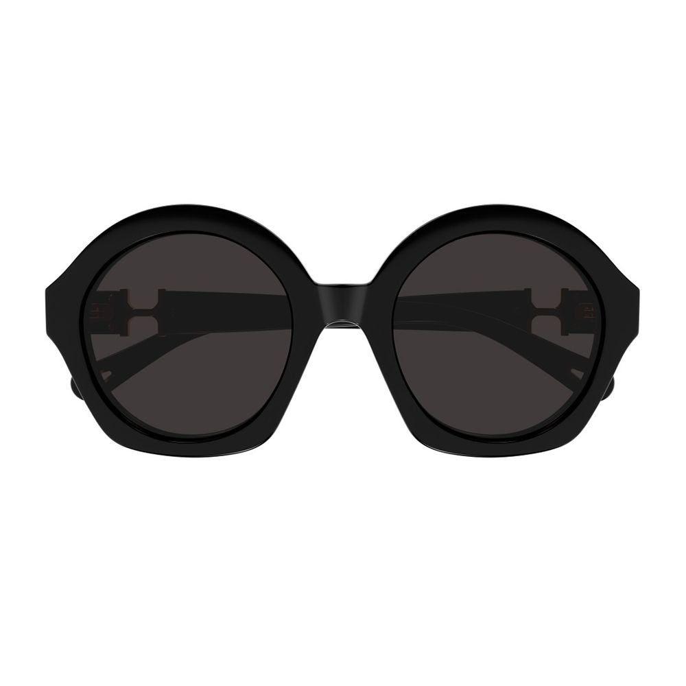 Chloé Ch0302s Marcie-Linea Chloé Round Black Recycled Acetate Sunglasses