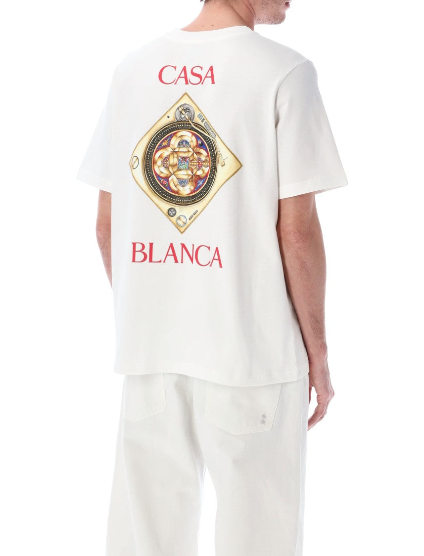 Casablanca Plafond Orné De Musique White T-Shirt