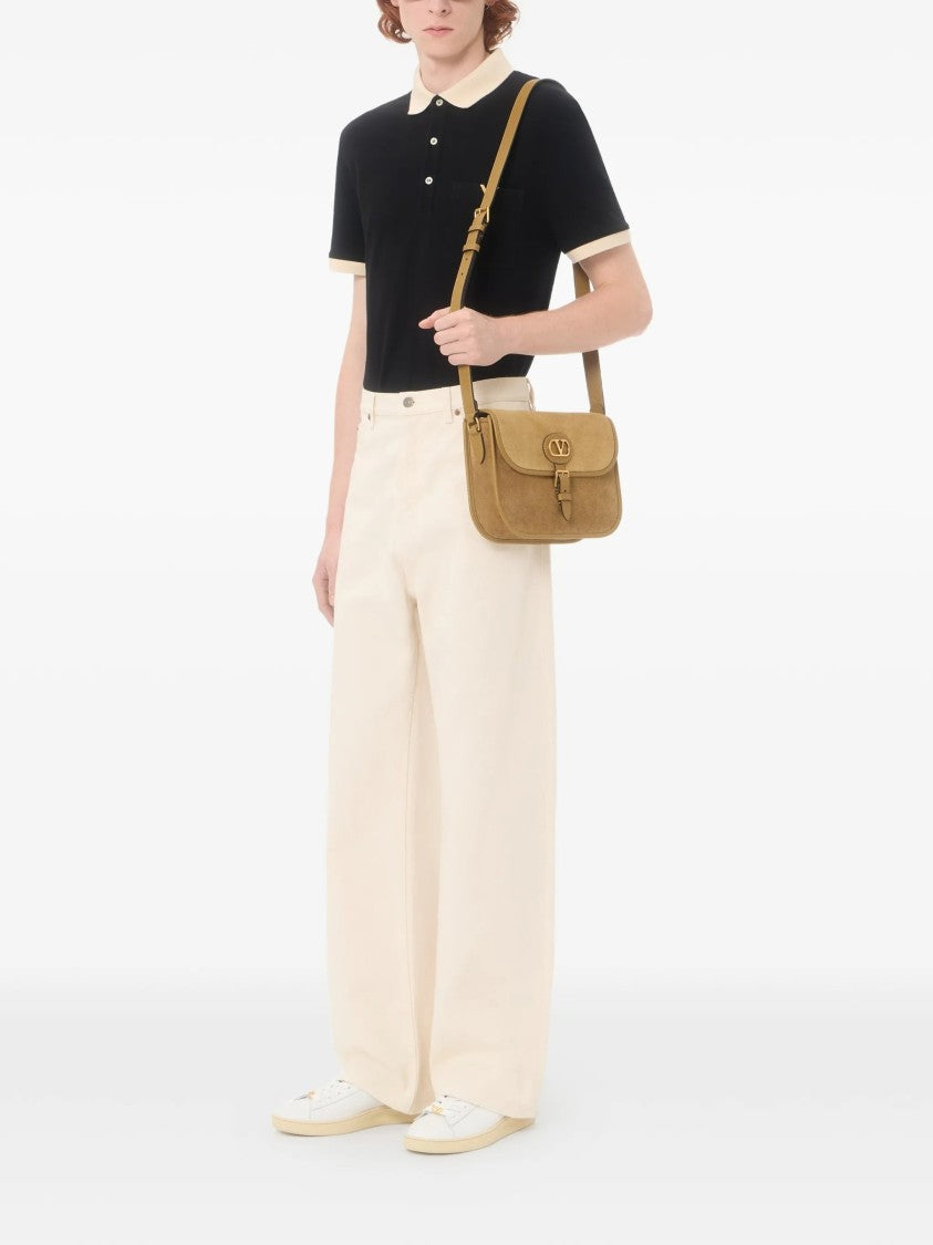 Valentino Polo Jersey Vgold Short-Sleeve Polo