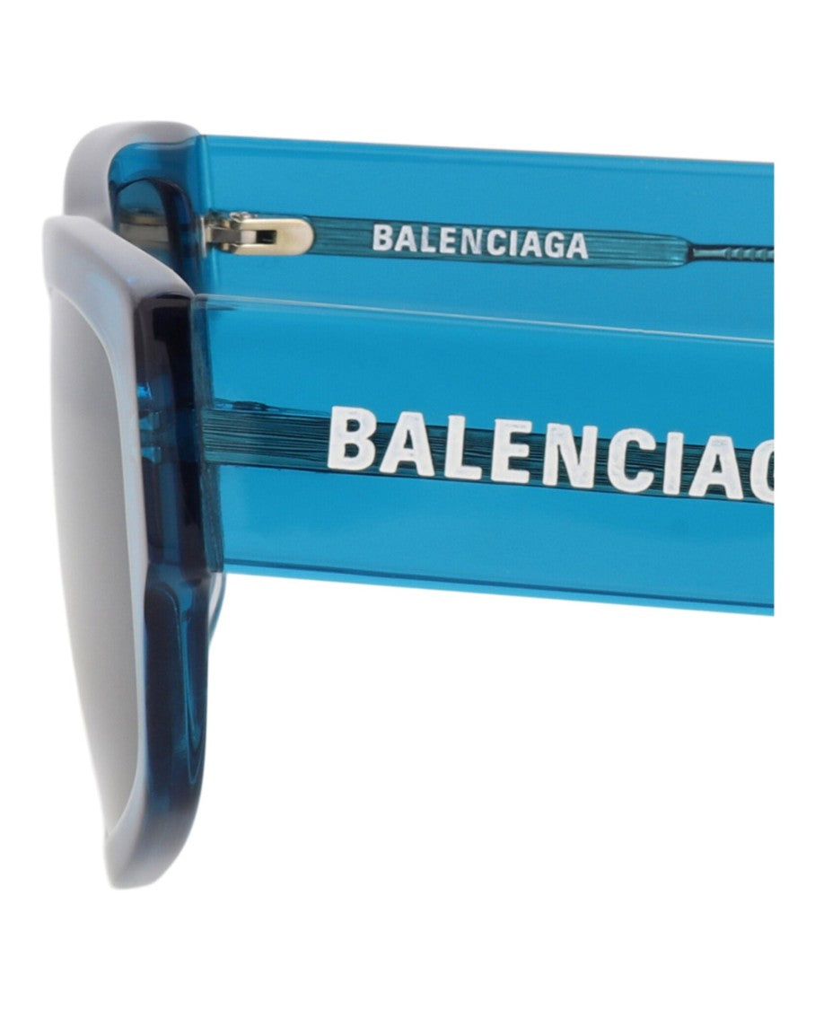 Balenciaga Square-Frame Recycled Acetate Sunglasses