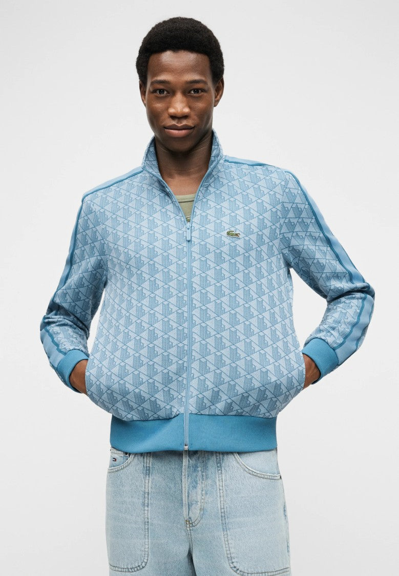 Lacoste Light Blue Paris Jacquard Jacket