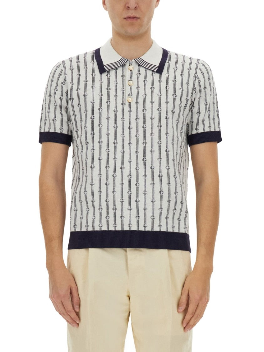Casablanca "Monogram" Polo Shirt