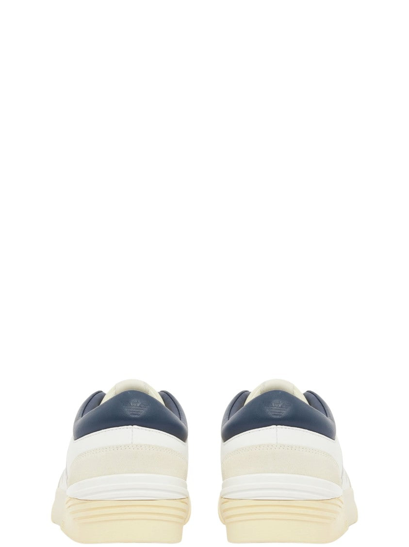 Ea7 Emporio Armani Off-White Otg Low-Top Sneakers
