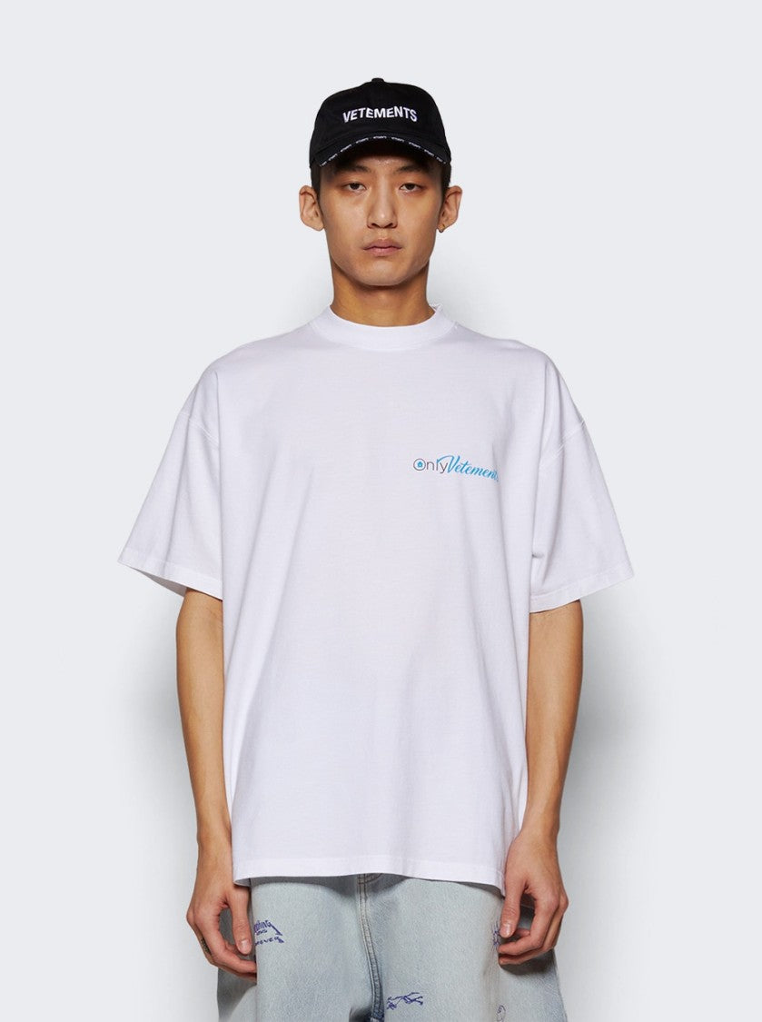 Vetements Only Vetements Tee White