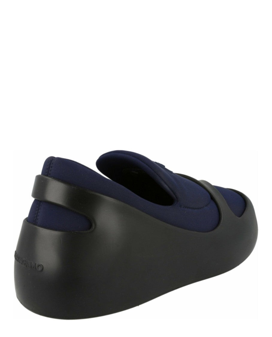 Ferragamo Lunar Paneled Slip-On Sneakers