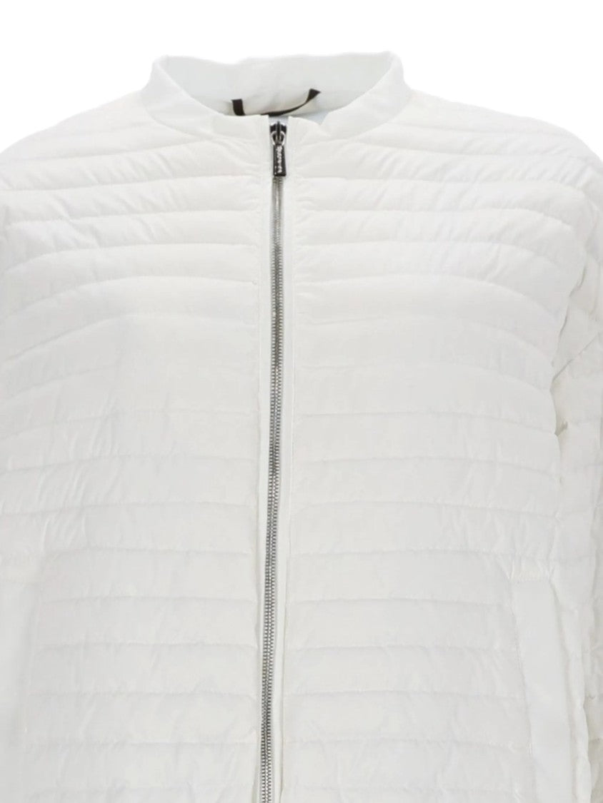 Moorer Quilted Lightweight Jacket With Horizontal Stitch Design