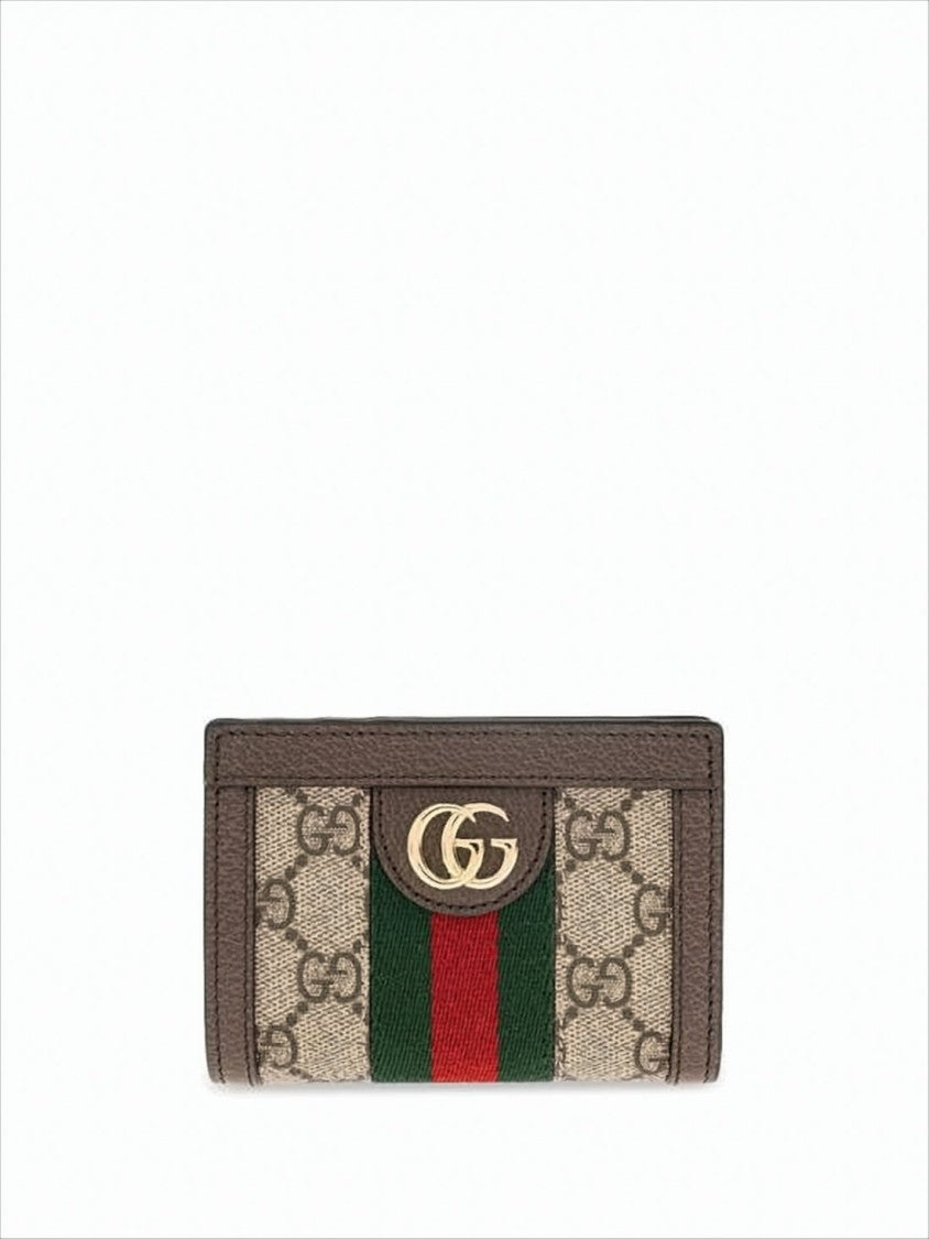 Gucci Canvas Bifold Wallet With Monogram Pattern