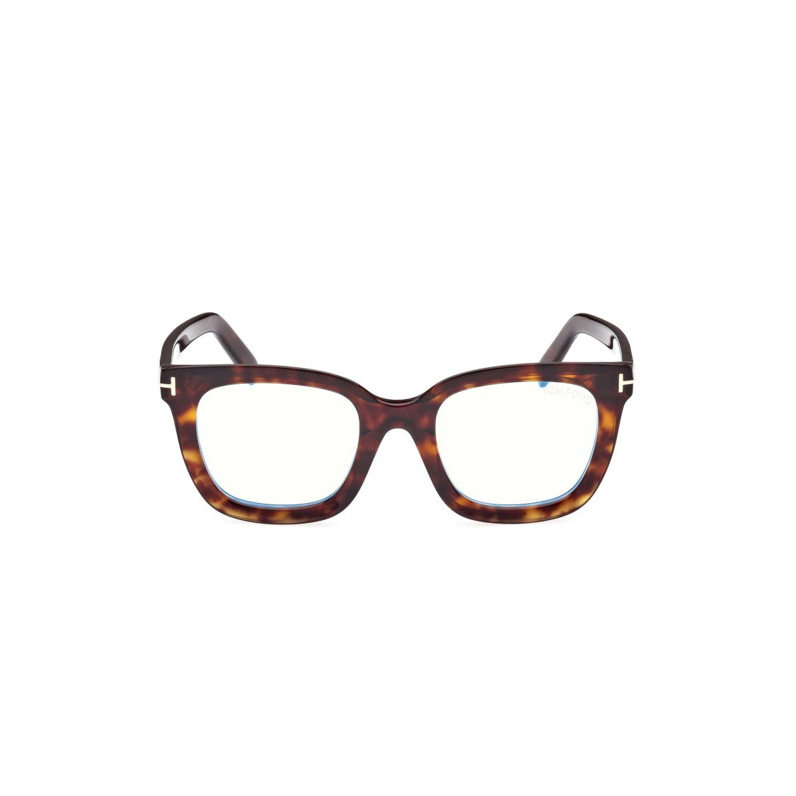 Tom Ford Ft5880-B Oversized Square Tortoiseshell Eyeglasses