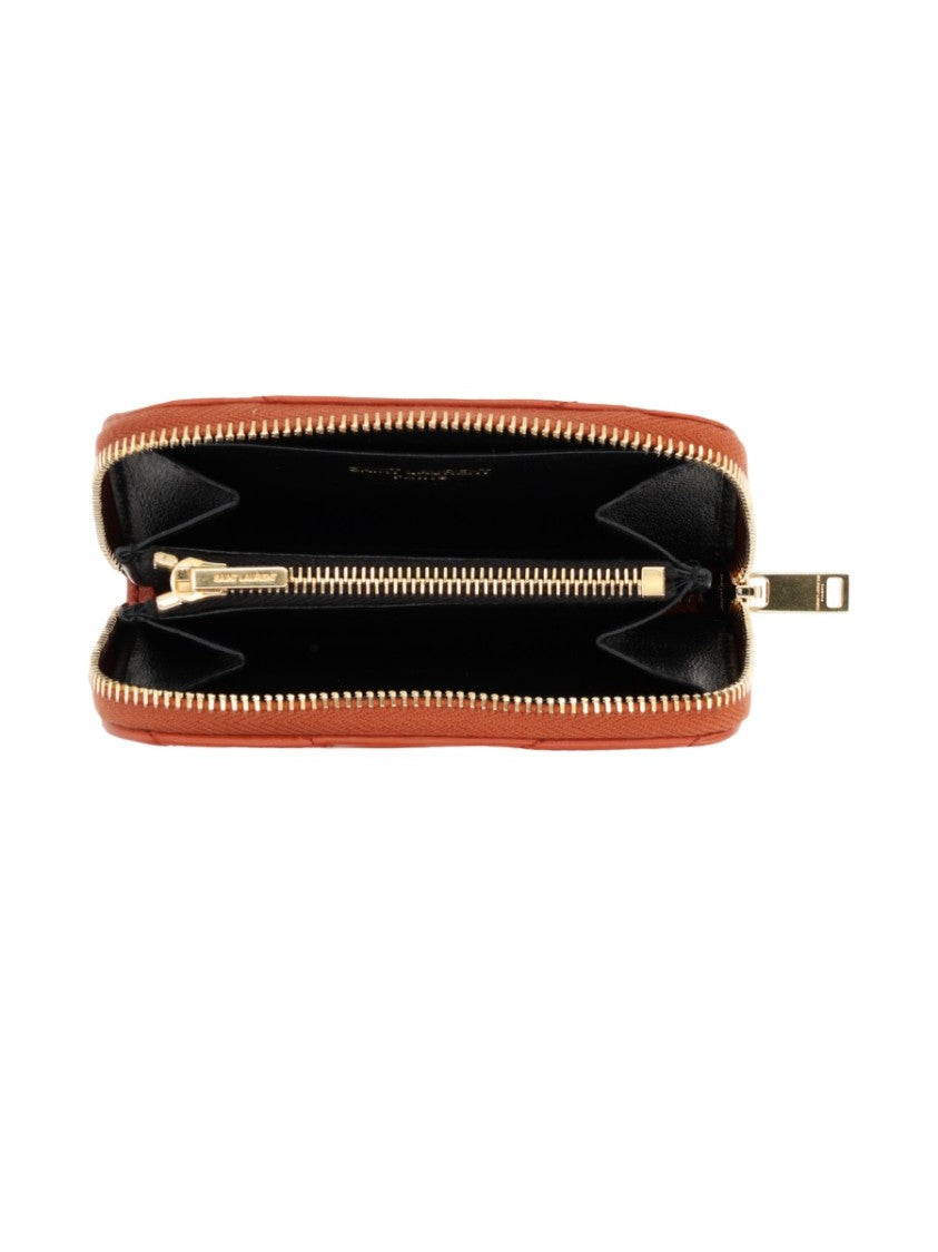 Saint Laurent Cassandre Leather Coin Purse