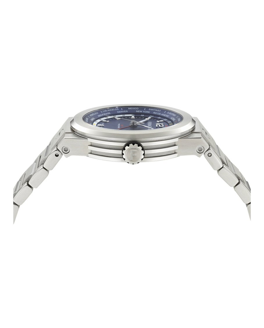 Ferragamo F-80 Gmt Worldtime Bracelet Watch