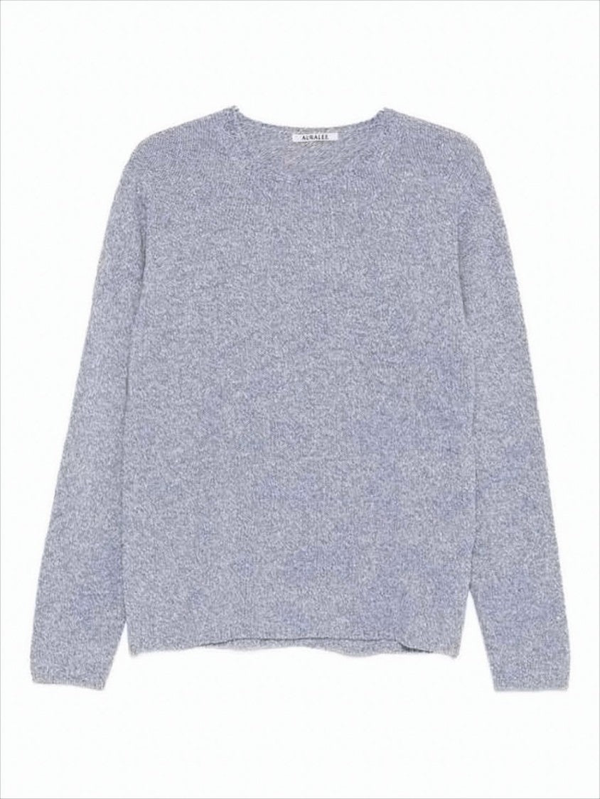 Auralee Finely Knit Wool-Silk Blend Sweater