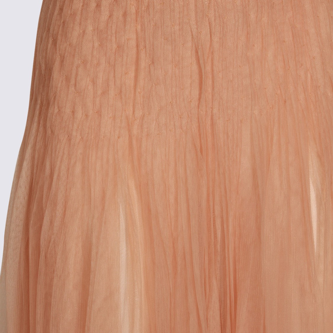 Elisabetta Franchi Floor-Length Dress With Deep V-Neckline And Ruffled Cap Sleeves