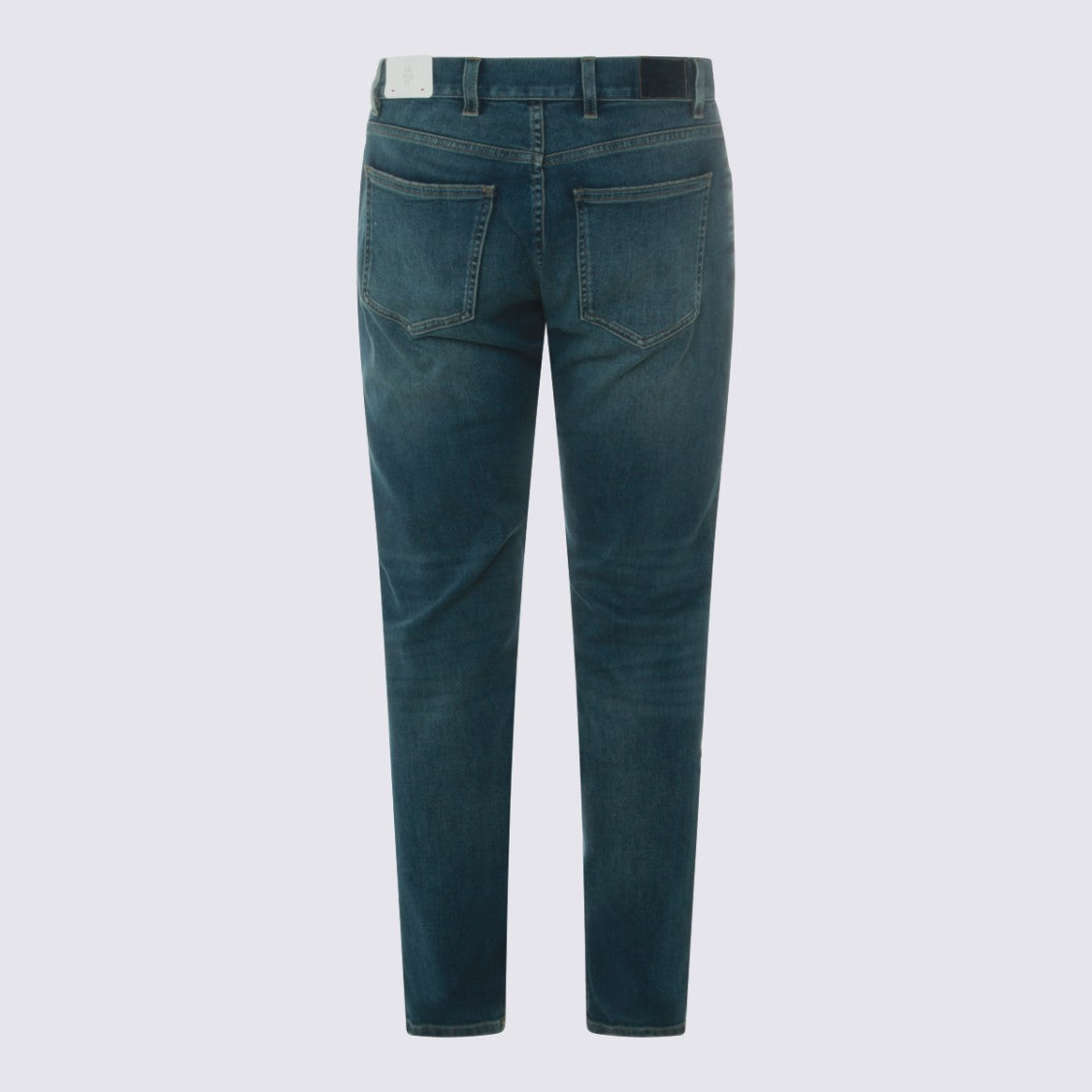 Eleventy Straight-Leg Blue Jeans With Classic Five-Pocket Design
