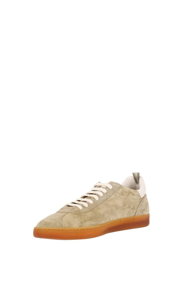 Officine Creative Halo 001 Handcrafted Unlined Suede Sneakers