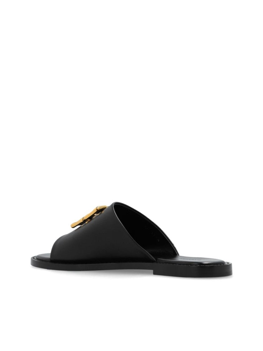Givenchy Flat Sandals With Gold-Tone Hardware