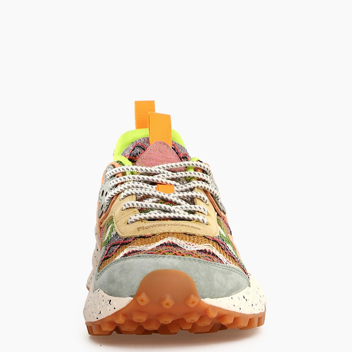 Flower Mountain Intricate Multicolored Knit Sneakers