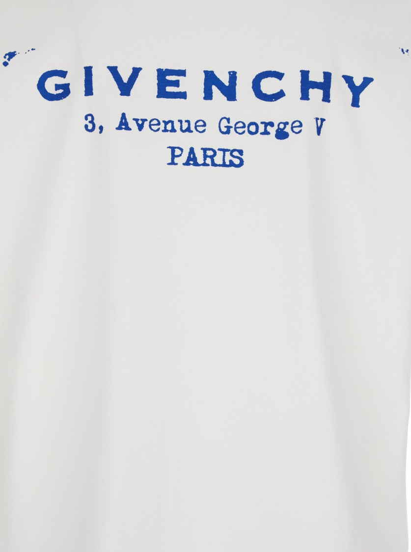 Givenchy White Crewneck T-Shirt