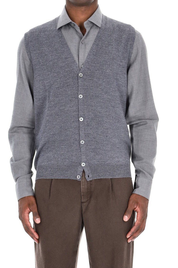 Barba Merino Wool Vest