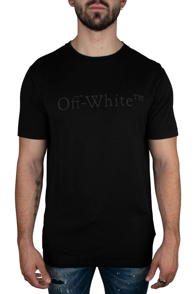 Off-White Embossed Logo Black Off-White T-Shirt