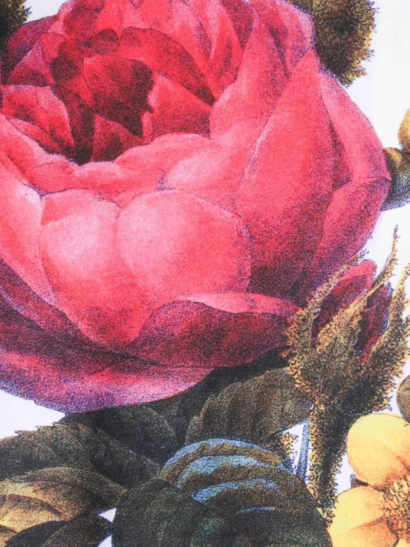 Vivienne Westwood White Floral Print Short Sleeve Top