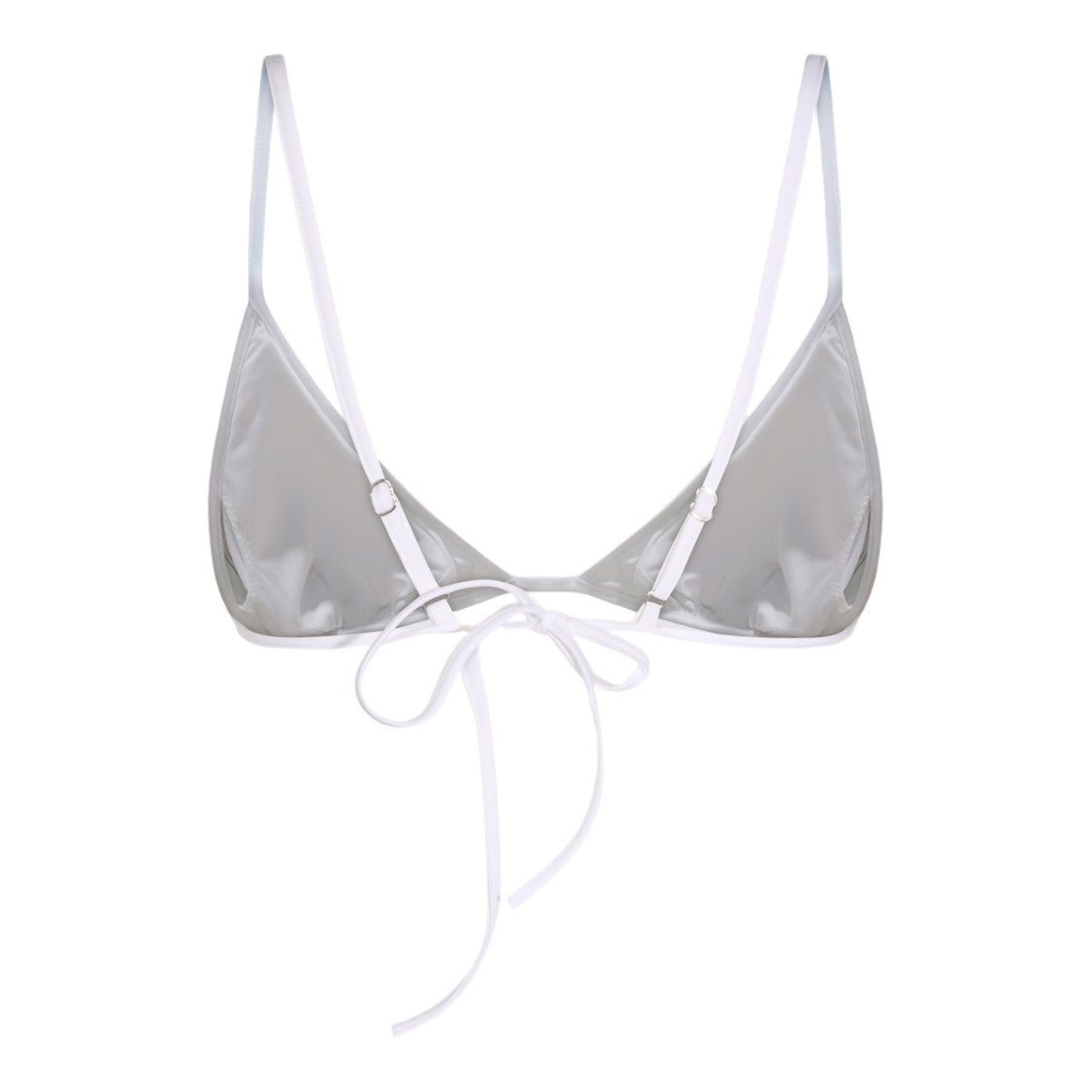 Emilio Pucci Classic Triangle Bikini Top With Abstract Pastel Pattern