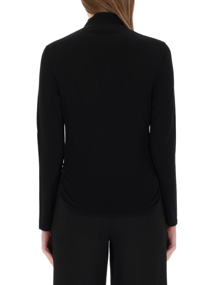 Theory Henley Fitted Wool Sweater