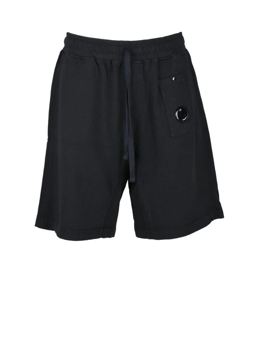 C.P. Company Sweatshirt Shorts - Black