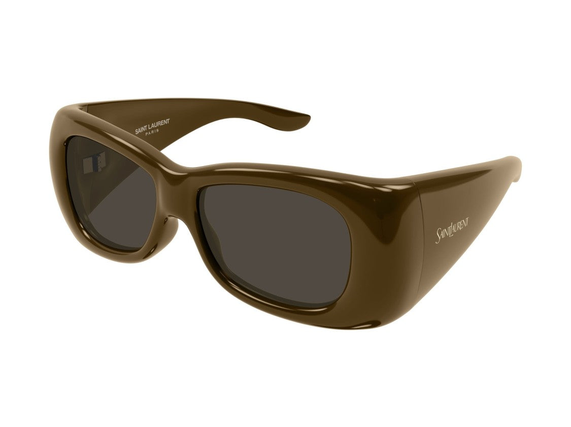 Saint Laurent Sl 901 Howl Glossy Oversized Square Sunglasses