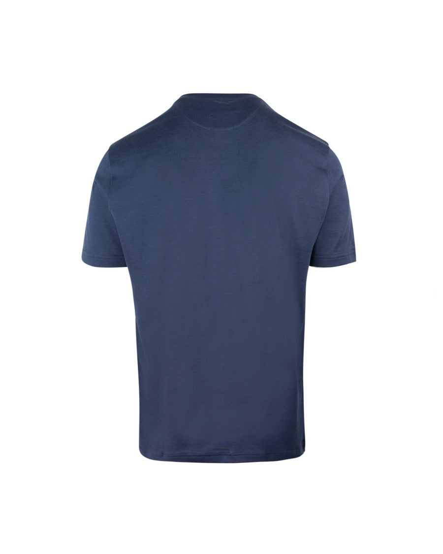 Eleventy Crewneck T-Shirt – Blue
