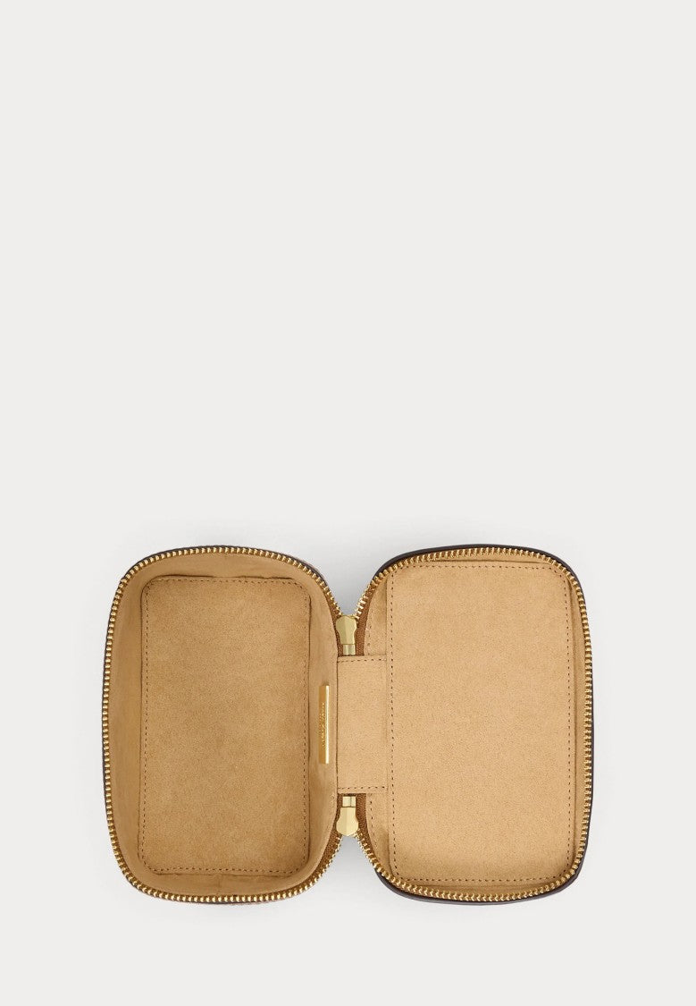 Lauren Ralph Lauren Compact Rectangular Handbag With Woven Texture