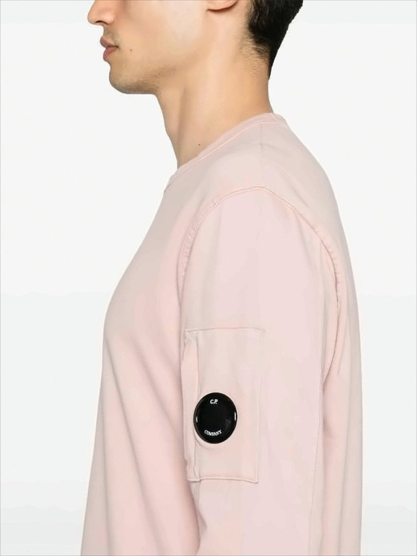 C.P. Company Long-Sleeve Crewneck Sweatshirt With Distinctive Logo Patch
