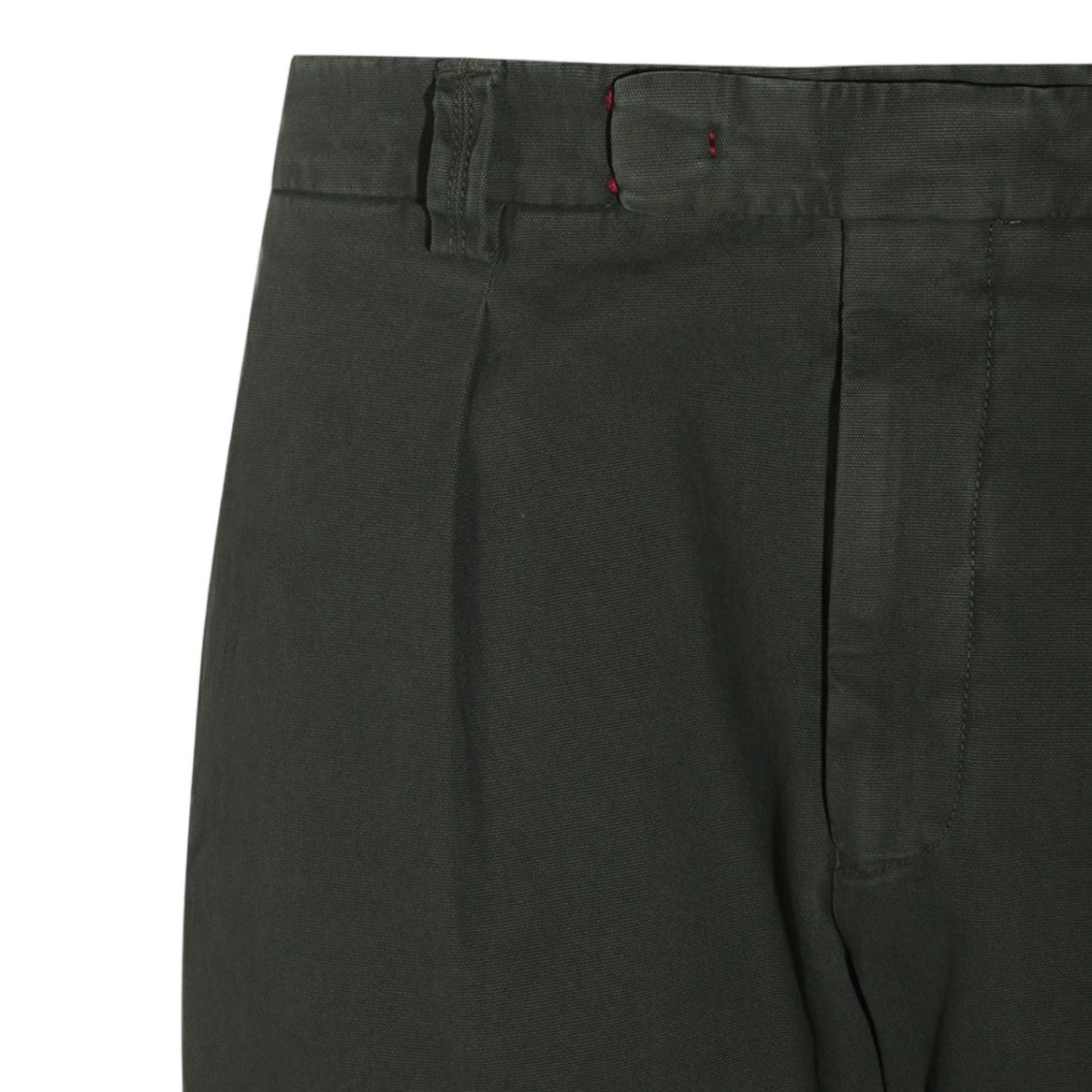 Berwich Green Pleated Cuffed Chino Trousers