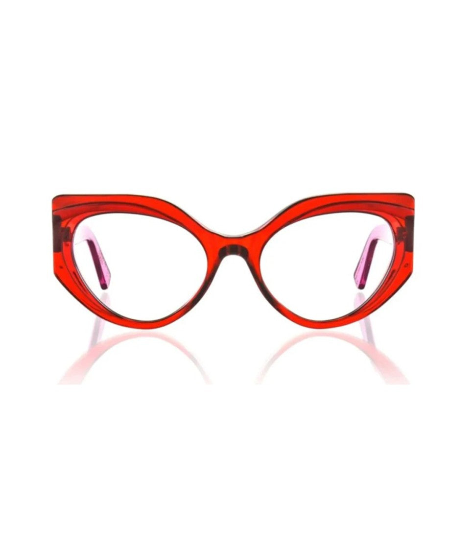 Kirk&Kirk Lotus Bold Two-Tone Cat-Eye Sunglasses