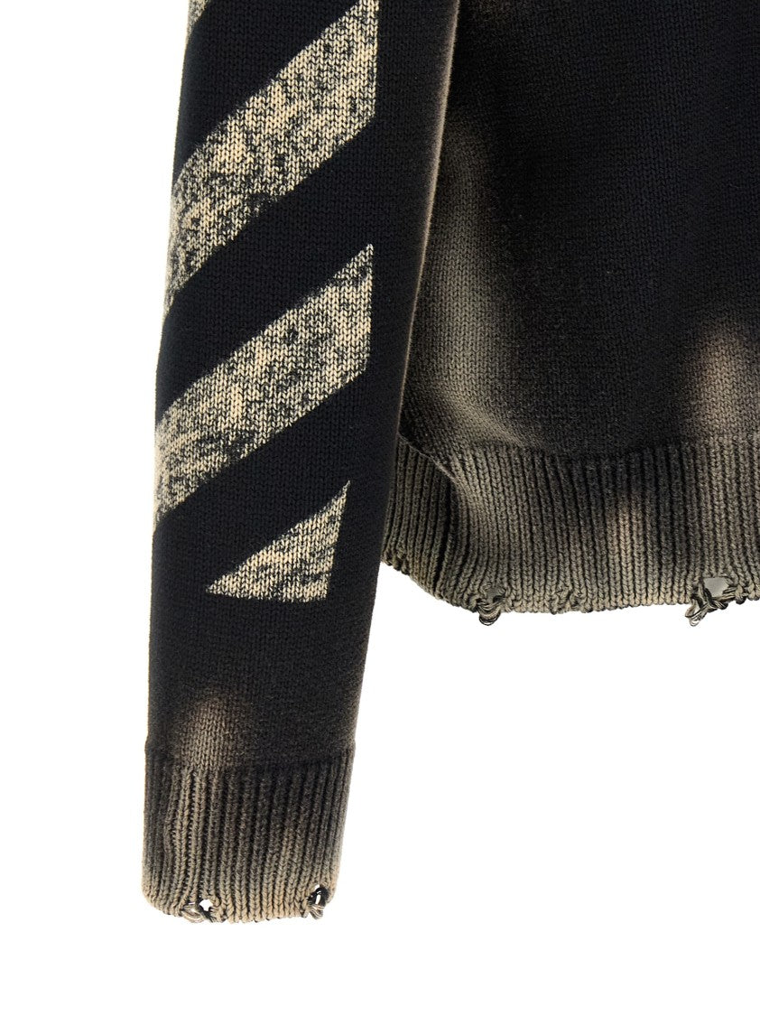 Off-White 'Diag Arr Corrosion' Sweater
