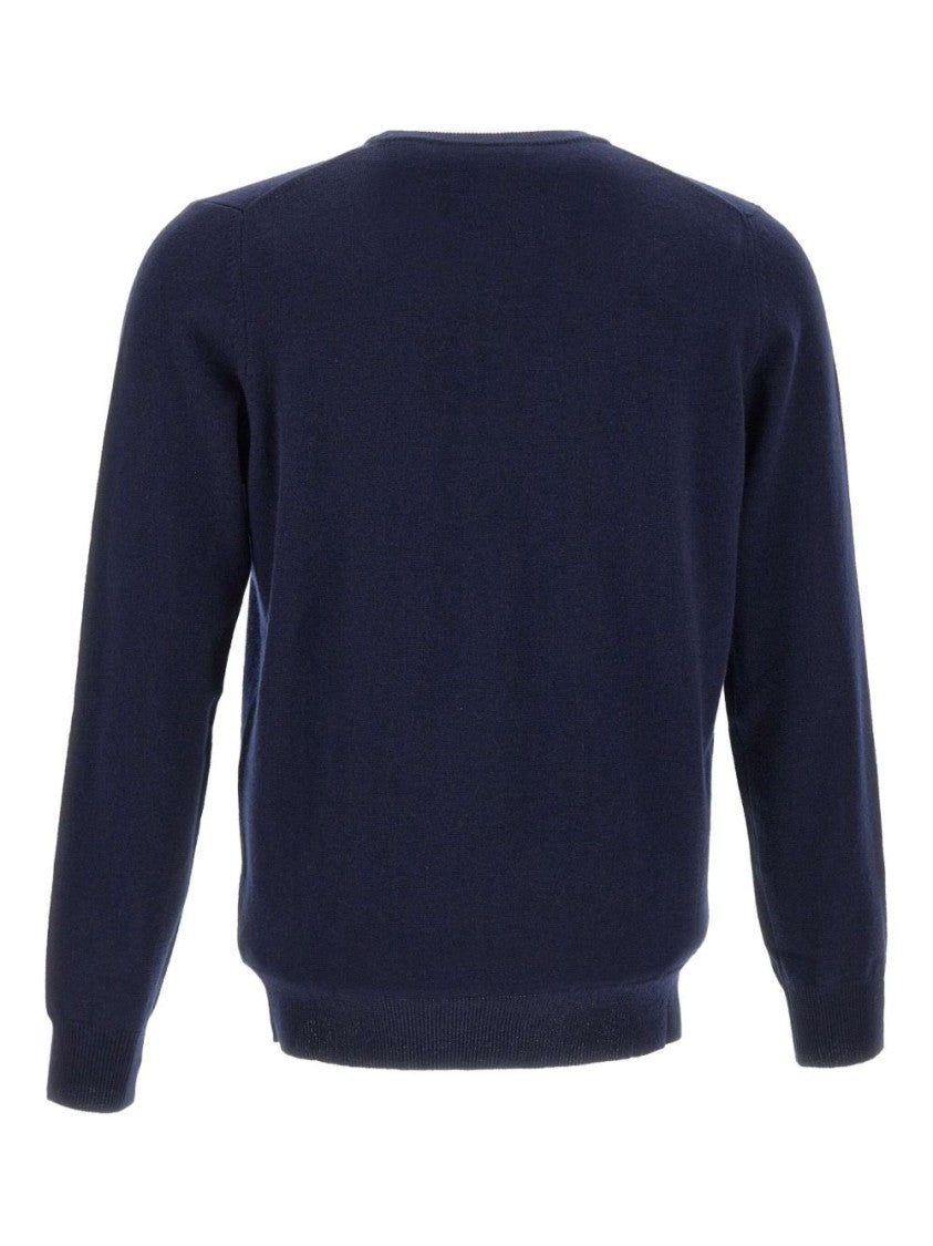 Kangra Classic Crew Neck Sweater In Wool