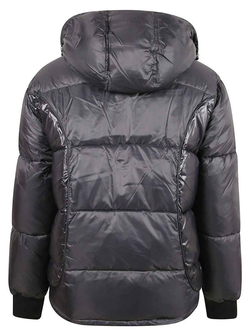 Philipp Plein Quilted Nylon Jacket With Hood