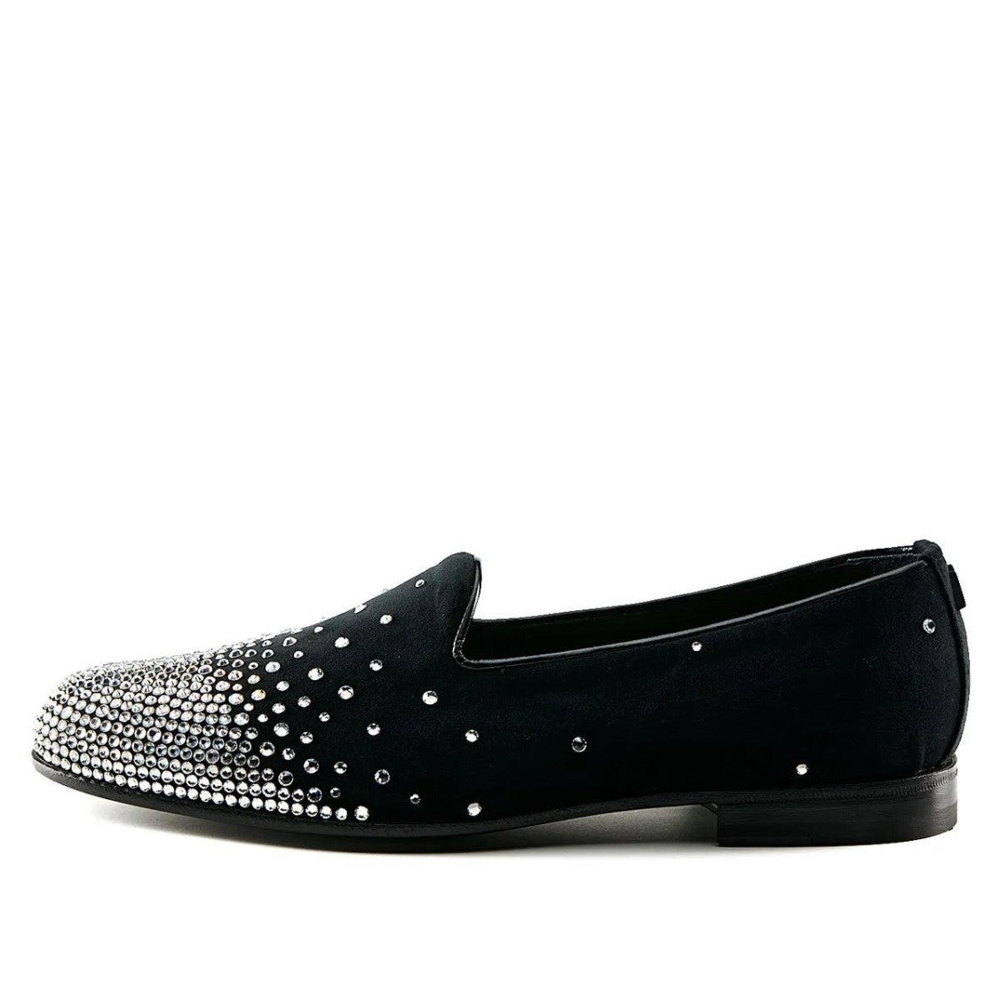Mimanera Frontman Velvet Noir Swarovski Sneakers