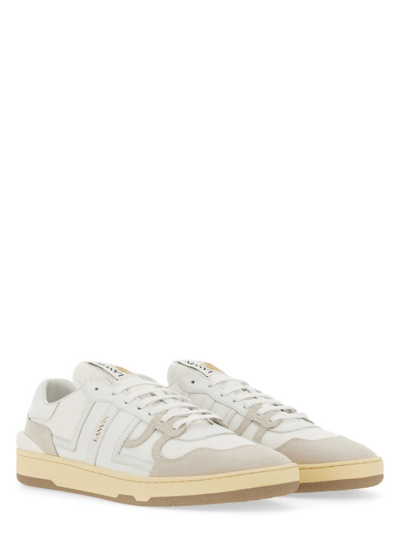Lanvin "Clay" Low Top Sneakers With Woven Polyester