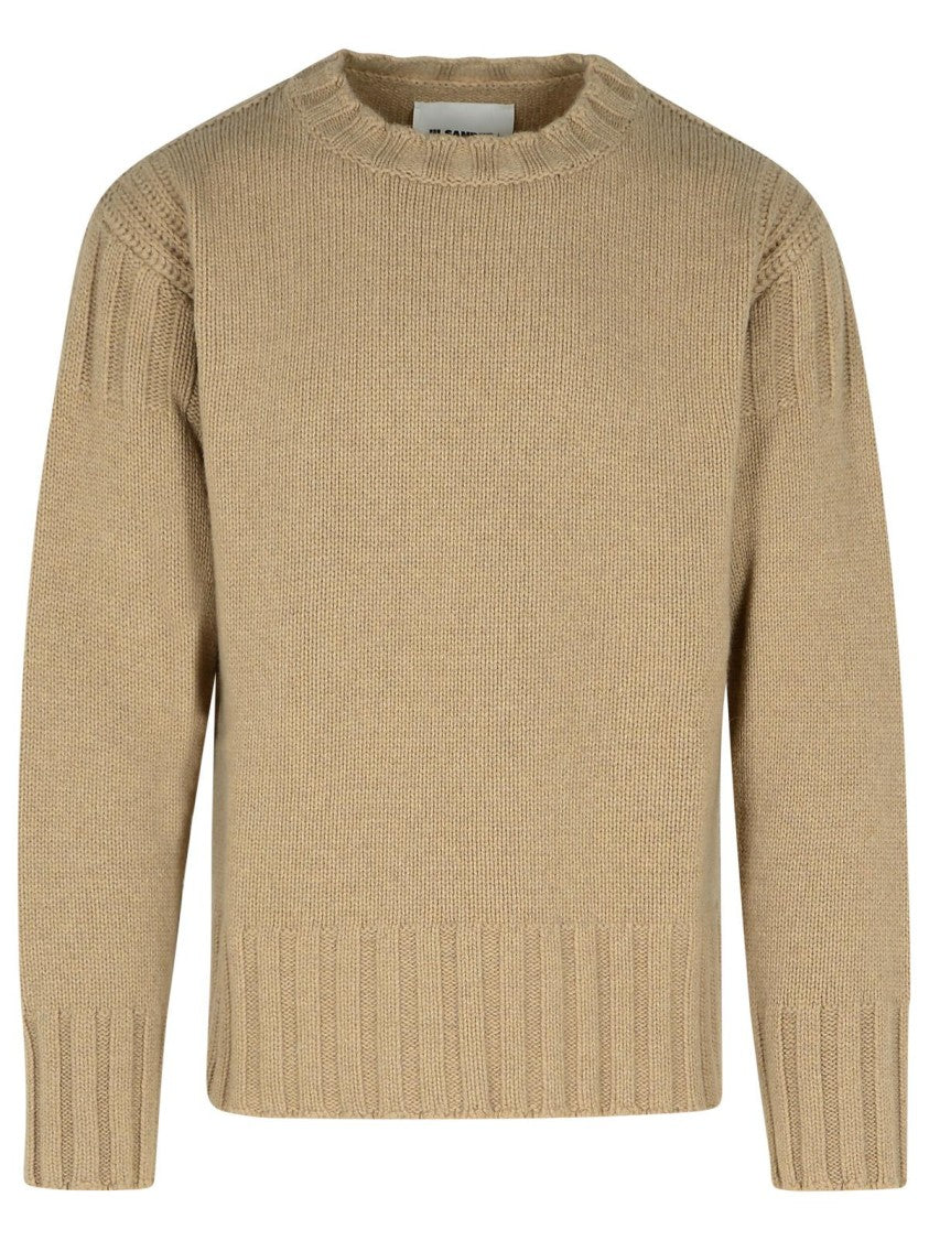 Jil Sander Beige Cashmere Sweater